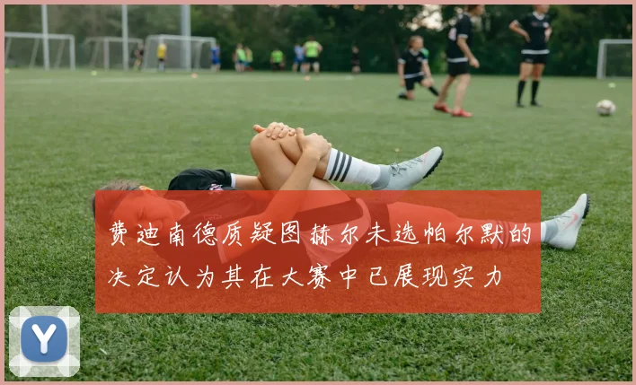 费迪南德质疑图赫尔未选帕尔默的决定认为其在大赛中已展现实力